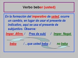 Formación del Imperativo