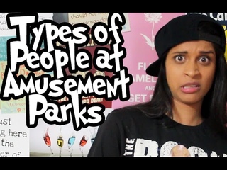 Types of People at Amusement Parks