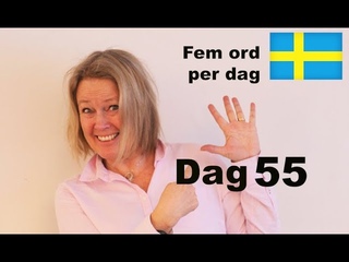 Dag 55 - Fem ord per dag - Fråga och svara - Lär dig Svenska A1 CEFR - Learn Swedish