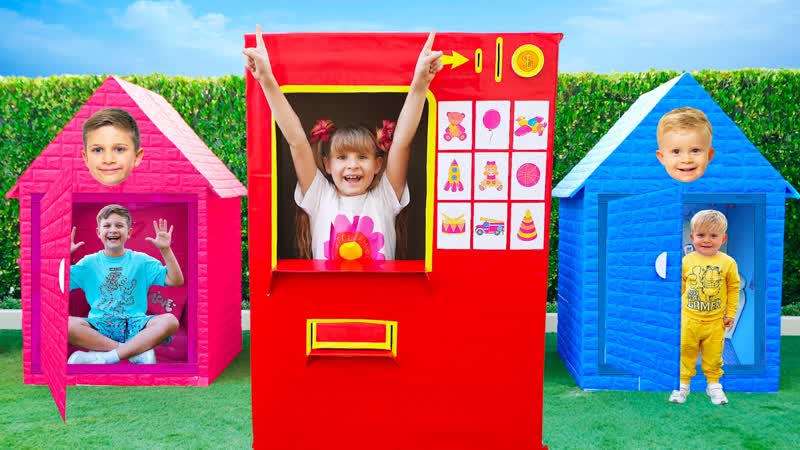 Диана Рома и Оливер Украшают Игровые