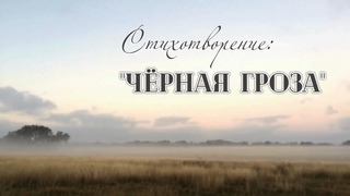 Стихотворение: Чёрная гроза