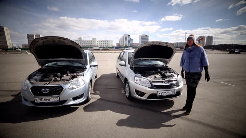 Лиса Рулит 2017 Лада Гранта vs Datsun on Do. Ну развод