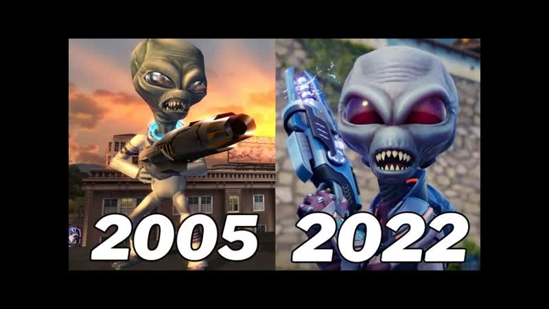 Evolution of Destroy All Humans Games (2005