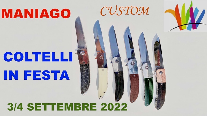 Coltello custom, coltelli in festa Maniago