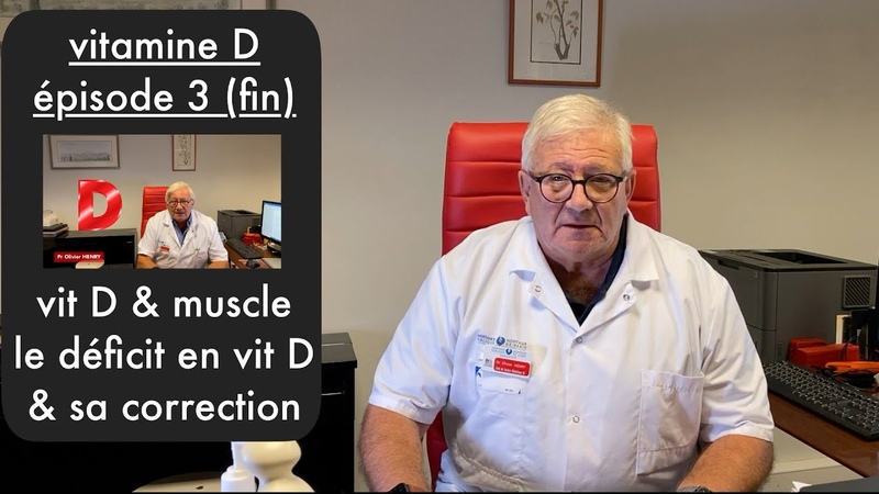 vitamine D et muscle; le déficit et sa correction (33