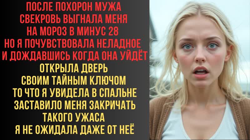 После похорон мужа свекровь выгнала меня на мороз в минус 28