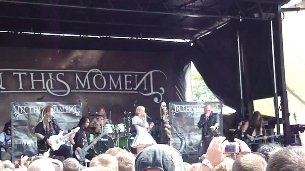 In This Moment The Promise w, Adrian Patrick of Otherwise ( Live PNC Bank Arts Center) 7, 28,