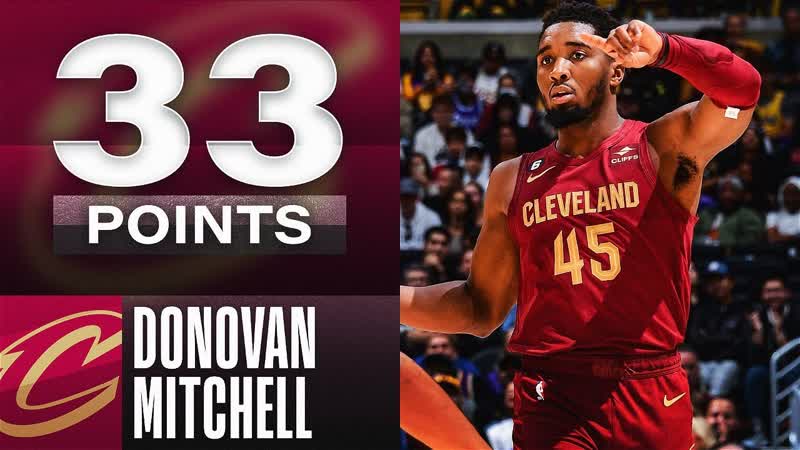 Donovan Mitchell Goes To Work In LA With 33 PTS , November 6,