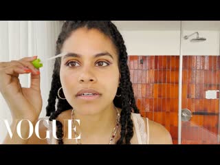 Bullet Train's Zazie Beetzs Guide to Eyeliner & Skin Care | Beauty Secrets | Vogue