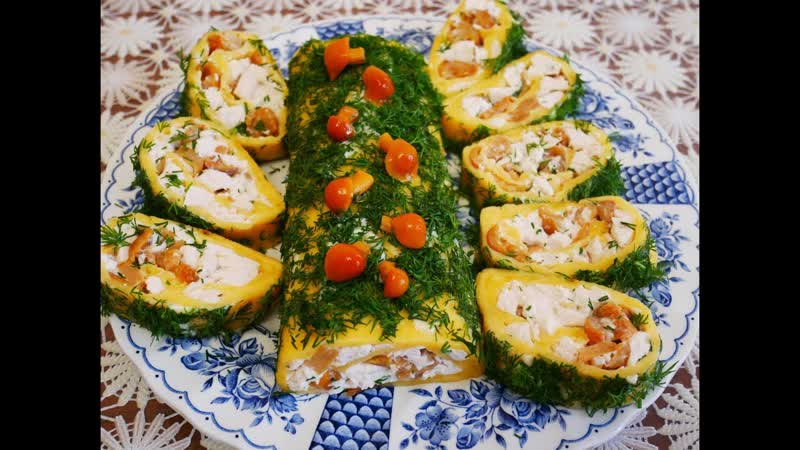 Закуска ПОЛЕНО Новогодняя закуска РЕЦЕПТ закуски на