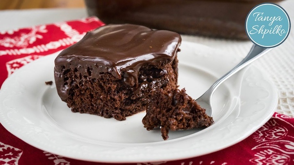Мега Шоколадный Пирог с Ганашем, Chocolate Cake with Ganache, Tanya