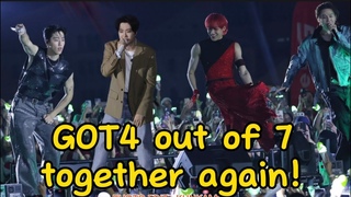 GOT7 Mark Tuan, Bambam and Yugyeom at Icon Siam Countdown 2024 in Thailand (FC)