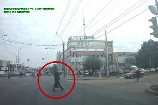 Пешеход в Тамбове