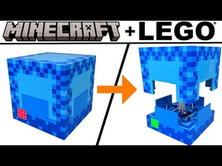 100% WORKING LEGO Minecraft Shulker Box