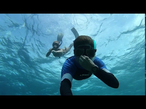 Freedivers Sunniva and