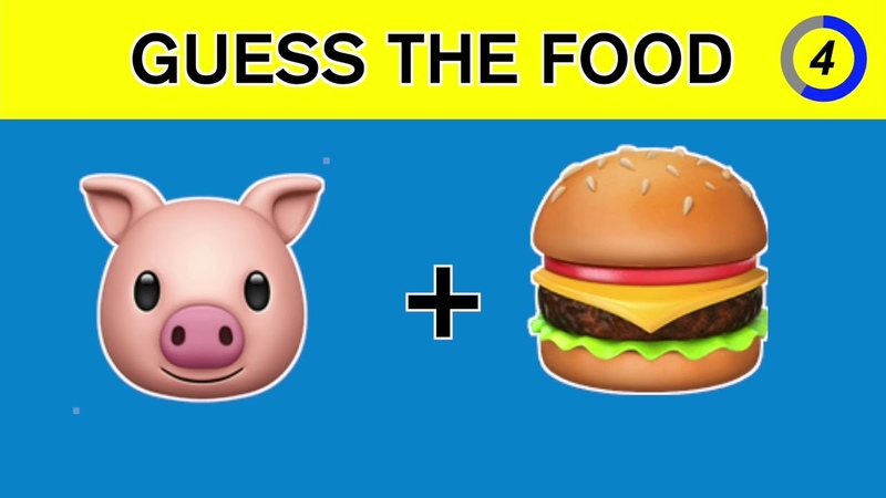 Guess The Food By Emoji Quiz, Food Quiz, Emoji Food