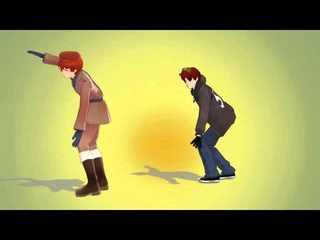 {MMD APH 2p America and 2p Italy} Panda Hero