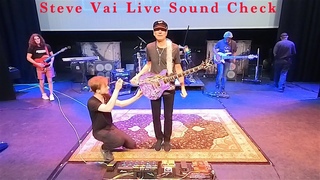 Guitar Virtuoso STEVE VAI Live Sound Check From the Stage at the Robinson PAC in West Virginia