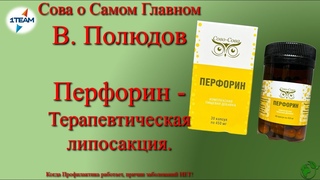 Перфорин - Терапевтическая липосакция. Сова о Главном. В. Полюдов.