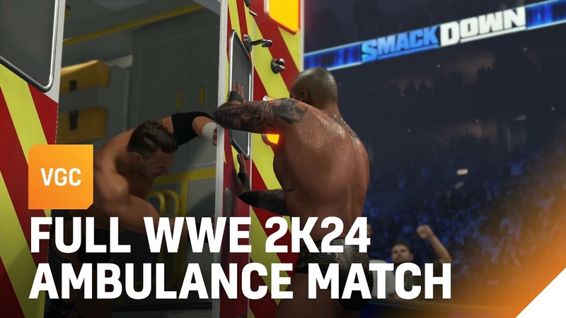 WWE 2 K24 Ambulance Match gameplay: full match,