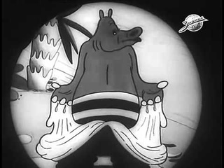 Почему у носорога шкура в складках - советский мультфильм 1938 года
