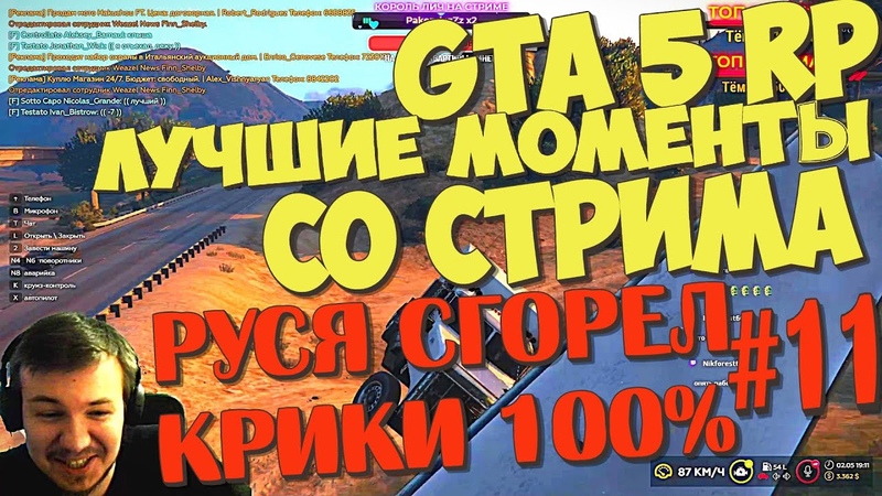 GTA 5 RP РУСЯ КРИЧИТ (МИНУС НЕРВЫ),
