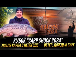 Кубок Carp Shock 2024 ловля карпа в непогоде ветер, дождь и снег