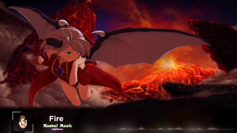 Nightcore Fire ( Lyrics) Cabuizee