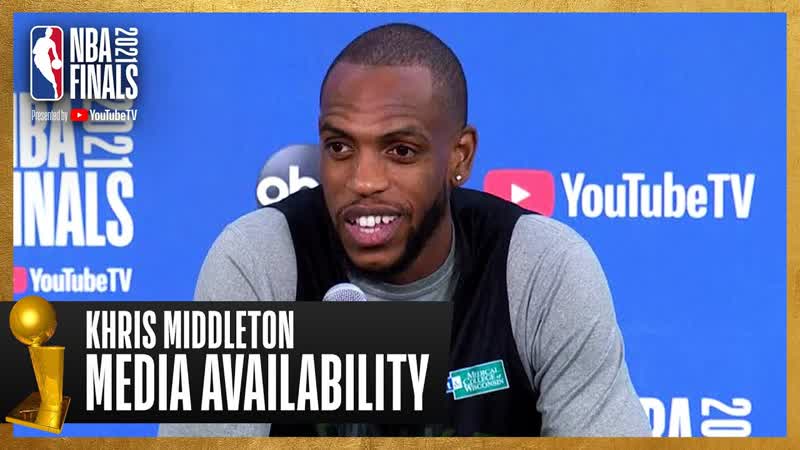 Khris Middleton, NBAFinals Media Availability, July 7th,