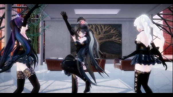 MMD Masked bitc H ( Lina, Adri,