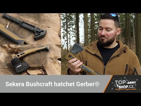 Sekera Bushcraft hatchet Gerber Parádní sekera na práci v lese