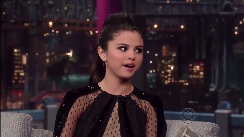 Selena Gomez on David Letterman 18 March