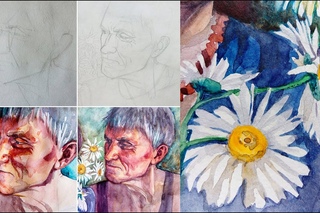 SPEED PROCESS “family portrait of an elderly couple/семейный портрет пожилой четы  ()“