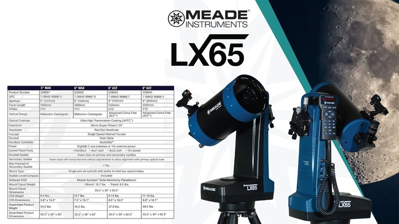 INTRODUCING THE MEADE LX65 TELESCOPE