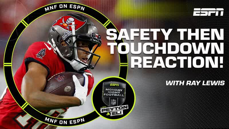 BUCS UP BIG Peyton Eli react to SAFETY FOLLOWED BY EASY TOUCHDOWN,
