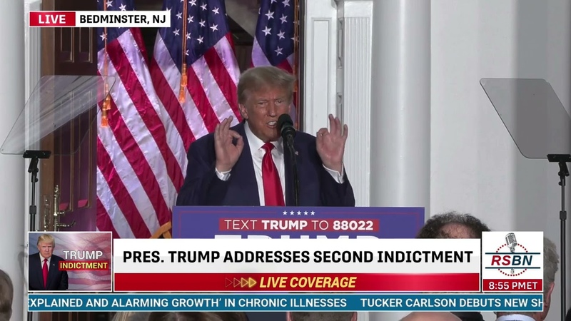FULL SPEECH: President Trump Deliver Remarks at Trump National Golf Club in Bedminster, NJ 6, 13,