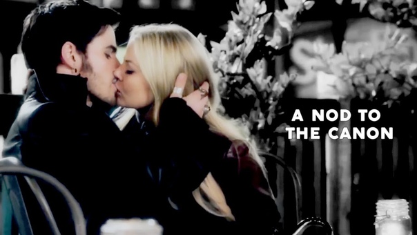 OUAT, , Hook and Emma ( Captain Swan) A Nod To The