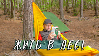 🚵🏻ОДИН в лесу на Велосипеде с Палаткой. Атмосферное путешествие. Синдром Сметкина