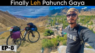 Assam To Ladakh Cycle Ride EP 8 || Budget Hostel In Leh || Explore Leh Market