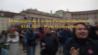 Querdenken-Demo in Wien - Gegen die Zwangsmanahmen