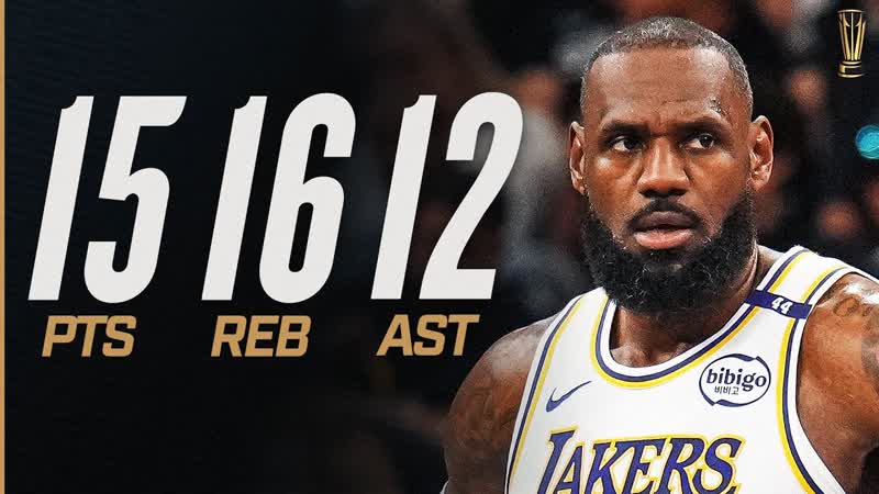 Le Bron James DROPS FOURTH Straight Triple Double , November 15,
