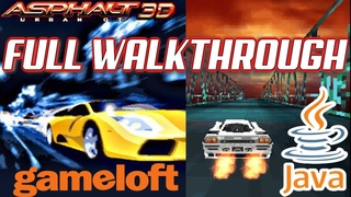Asphalt Urban GT 3D JAVA GAME (Gameloft 2004 year) FULL WALKTHROUGH