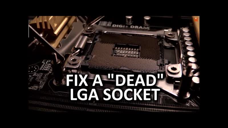 LGA 2011 Socket Pin Repair Vlog Fix a Dead