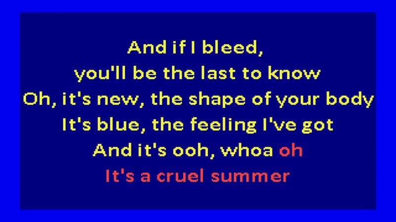 Taylor Swift Cruel Summer