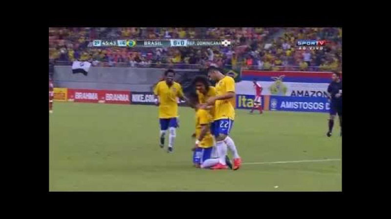 Brasil Sub 23 6 x 0 Republica Dominicana GOLS Amistoso