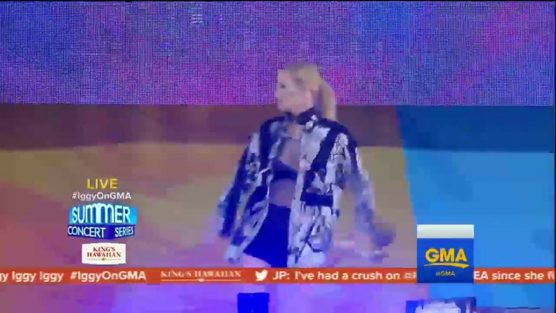 Iggy Azalea Black Widow ( Live on GMA )