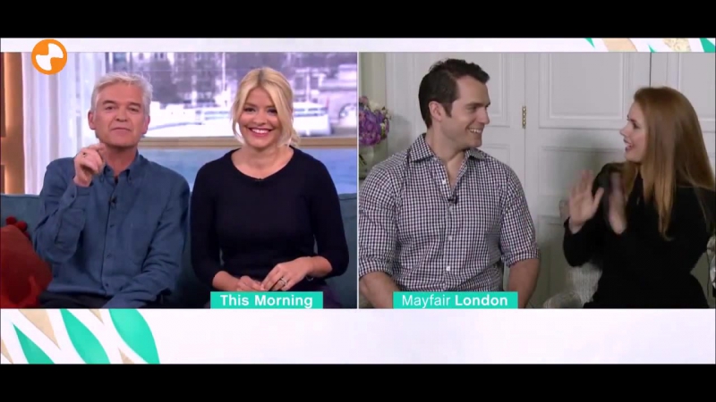 Эми Адамс и Генри Кавилл на шоу This