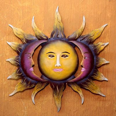 Asian sun moon art
