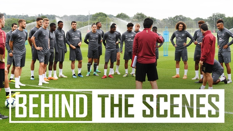 Pre season exclusive, Unai Emery takes Arsenal stars through
