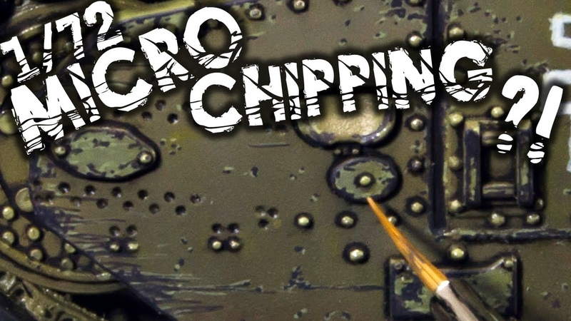 MICRO CHIPPING IN BRAILLE SCALE Char B1 bis ( Trumpeter 1,